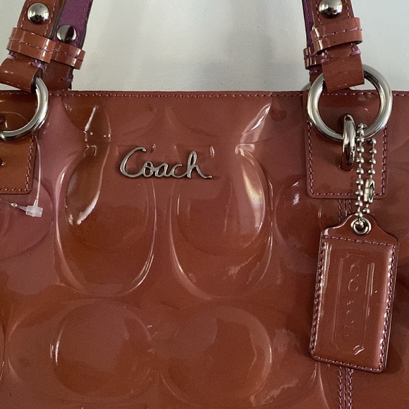 Vintage Coach patten leather pocketbook - Picture 2 of 7